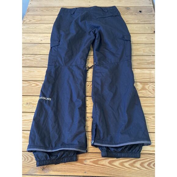 Sessions Cargo Winter 5k Waterproof Snow Pants Size Large Women’s Black - Picture 2 of 10